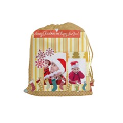 xmas - Drawstring Pouch (Large)