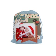 xmas - Drawstring Pouch (Large)