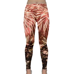 Pink Fireworks Yoga Pants - Classic Yoga Leggings