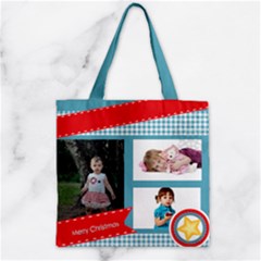 Zipper Grocery Tote Bag 