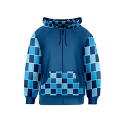 blue kids hoodie - Kids  Zipper Hoodie