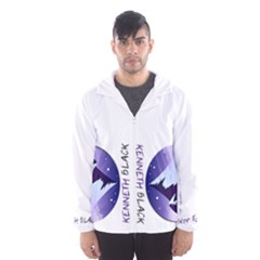 Here to Inspire windbreaker(purple) - Men s Hooded Windbreaker