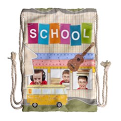 school - Drawstring Bag (Large)