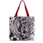 Tote - Caitlin - Zipper Grocery Tote Bag