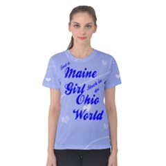 Maine Girl T shirt - Women s Cotton T-Shirt