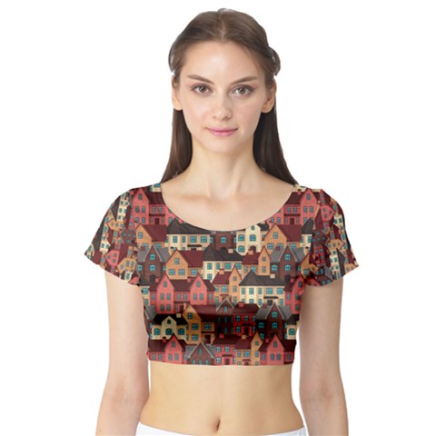 Short Sleeve Crop Top 