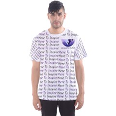 Here to Inspire all over(purple) - Men s Sport Mesh T-Shirt