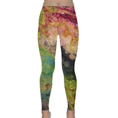 Watermelon Tourmaline Yoga Leggings - Classic Yoga Leggings