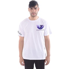 Here to inspire Retro Tee (purple)  - Men s Sport Mesh Tee