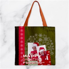 Zipper Grocery Tote Bag 