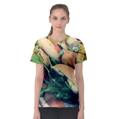 Burgers n Corn Fritters - Women s Sport Mesh T-Shirt