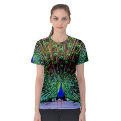 Peacock Top - Women s Sport Mesh Tee