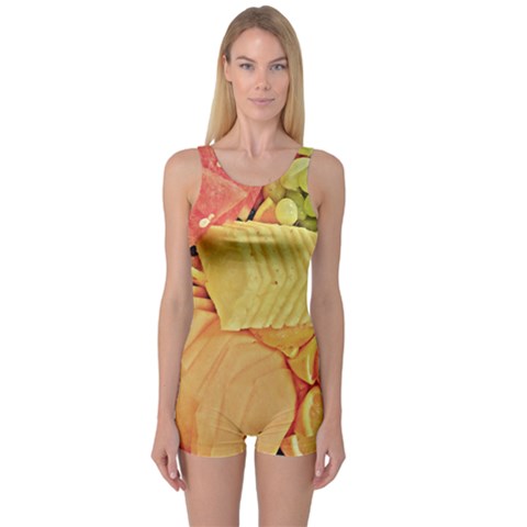 One Piece Boyleg Swimsuit 