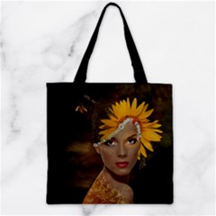 Zipper Grocery Tote Bag 