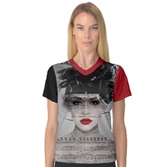 Songwriter - V-Neck Sport Mesh T-Shirt
