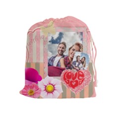 love - Drawstring Pouch (XL)