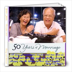 Golden Jubilee - 8x8 Photo Book (20 pages)