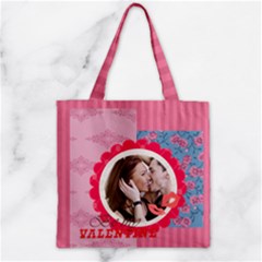 love - Zipper Grocery Tote Bag