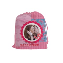 love - Drawstring Pouch (Large)