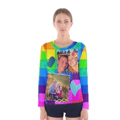 Rainbow Stitch Shirt - Women s Long Sleeve T-Shirt