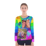 Rainbow Stitch Shirt - Women s Long Sleeve Tee