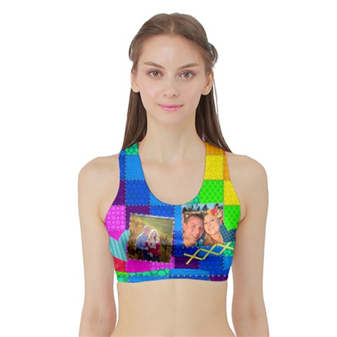 Sports Bra with Border 