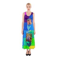 Rainbow Stitch - Sleeveless Maxi Dress