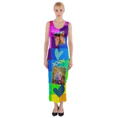 Rainbow Stitch - Fitted Maxi Dress