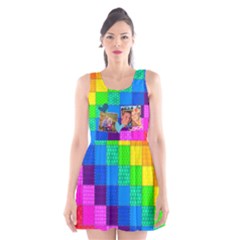 Rainbow Stitch - Scoop Neck Skater Dress