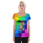 Rainbow Stitch - Cap Sleeve Top