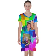 Rainbow Stitch - Short Sleeve Nightdress
