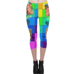 Rainbow Stitch - Capri Leggings 