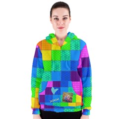 Rainbow Stitch - Women s Zipper Hoodie