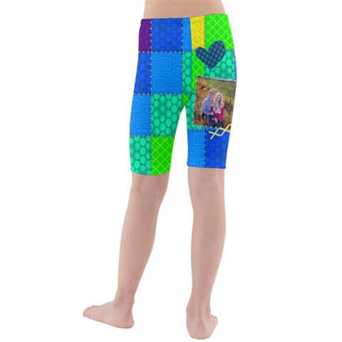 Kids  Mid Length Swim Shorts 