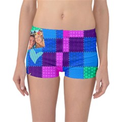 Rainbow Stitch - Reversible Boyleg Bikini Bottoms