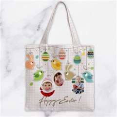 Zipper Grocery Tote Bag 