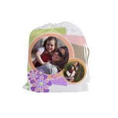 mothers day - Drawstring Pouch (Large)