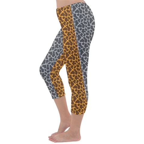 Capri Winter Leggings  Back