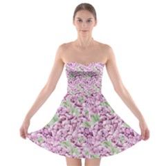 flower - Strapless Bra Top Dress