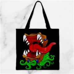 Zipper Grocery Tote Bag 