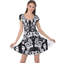 labyrinth skater dress - Cap Sleeve Dress