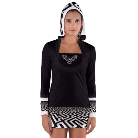 Long Sleeve Hooded T-shirt 