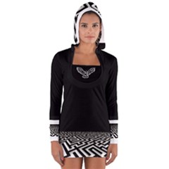 FOREVER OWL HOODIE DRESS - Long Sleeve Hooded T-shirt