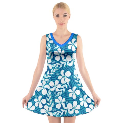 V-Neck Sleeveless Dress 