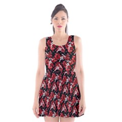 Fullmetal Alchemist Hawaiian Print Skater Dress - Scoop Neck Skater Dress