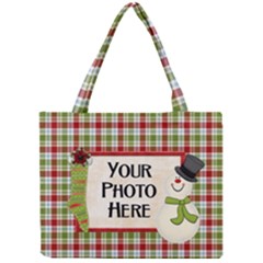 Snowman Tote - Mini Tote Bag