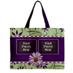 Purple and Daisy Tote - Mini Tote Bag