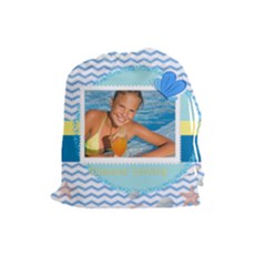 summer time - Drawstring Pouch (Large)