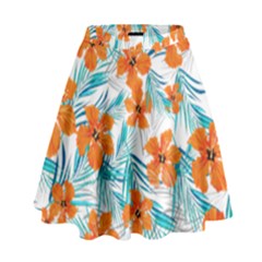 flower theme - High Waist Skirt