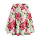 flower theme - High Waist Skirt